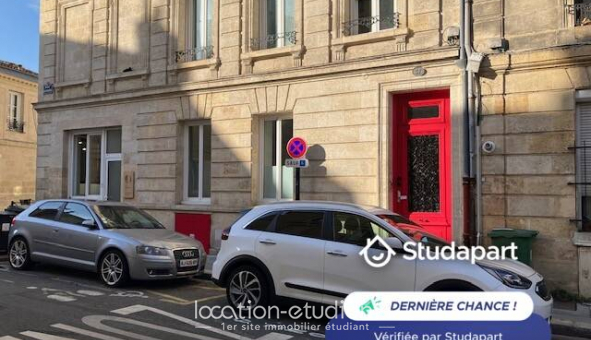 Logement �tudiant Studio &agrave; Bordeaux (33300)