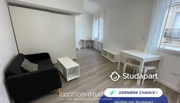 Logement �tudiant Location Studio Meubl&eacute; Bordeaux (33300)