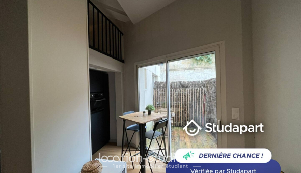 Logement �tudiant Studio &agrave; Bordeaux (33300)