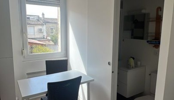Logement �tudiant Studio &agrave; Bordeaux (33300)