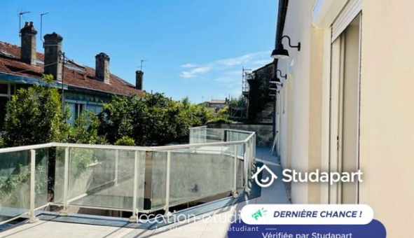 Logement �tudiant Studio &agrave; Bordeaux (33300)