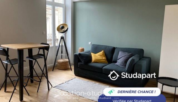 Logement �tudiant Studio &agrave; Bordeaux (33300)