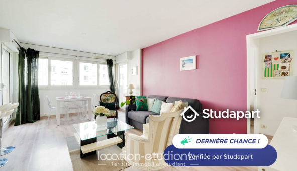 Logement tudiant Studio à Boulogne Billancourt (92100)