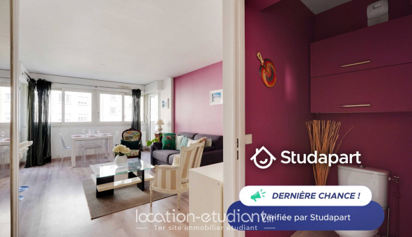 Logement tudiant Studio à Boulogne Billancourt (92100)