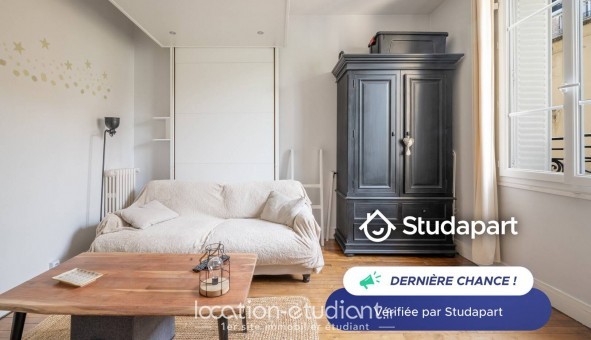 Logement tudiant Studio à Boulogne Billancourt (92100)