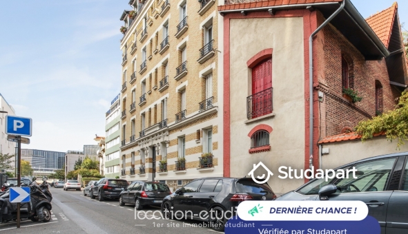 Logement étudiant Studio &agrave; Boulogne Billancourt (92100)