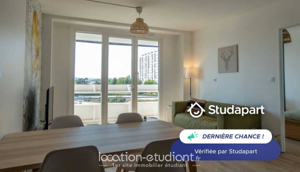 Logement tudiant Location Studio Meublé Bron (69500)