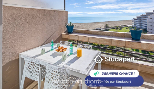 Logement �tudiant Studio &agrave; Canet en Roussillon (66140)