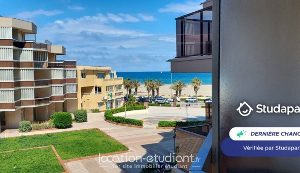 Logement �tudiant Studio &agrave; Canet en Roussillon (66140)