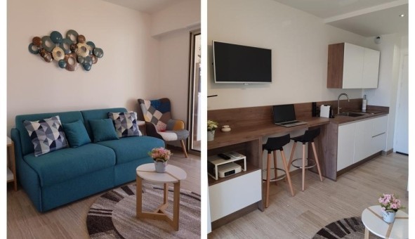 Logement étudiant Location Studio Vide Cannes (06400)