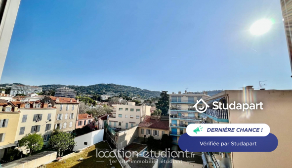 Logement tudiant Studio à Cannes (06400)