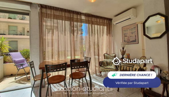 Logement �tudiant Studio &agrave; Cannes (06400)