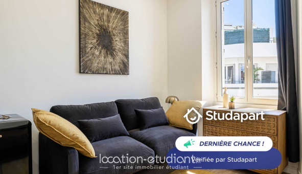 Logement �tudiant Location Studio Meubl&eacute; Cannes (06400)