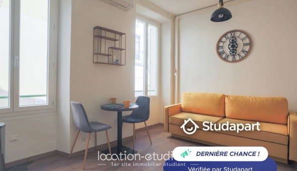 Logement étudiant Location Studio Meublé Cannes (06400)