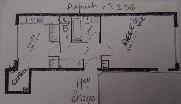 Logement �tudiant Studio &agrave; Canteleu (76380)