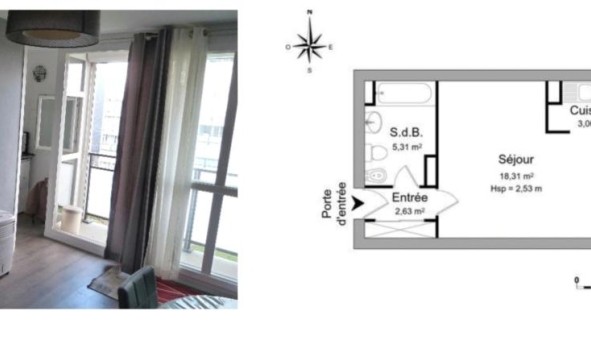 Logement tudiant Studio à Chambray ls Tours (37170)