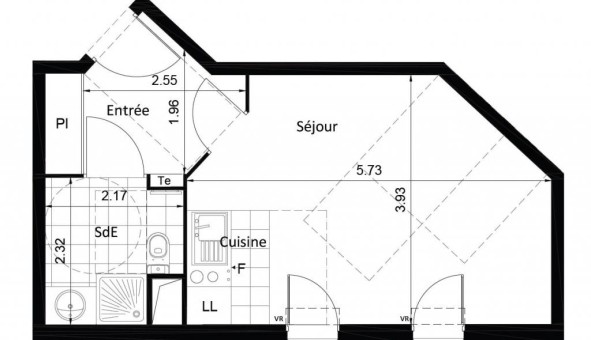 Logement tudiant Location Studio Vide Chtenay Malabry (92290)
