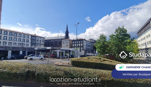 Logement tudiant Studio à Clermont Ferrand (63000)