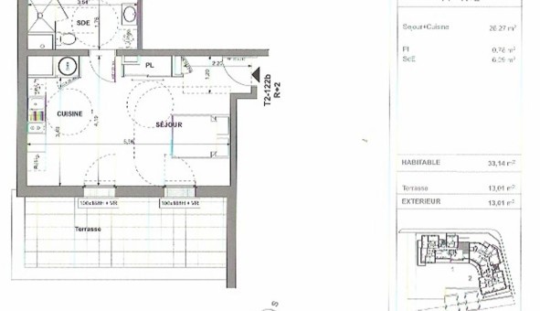 Logement �tudiant Studio &agrave; Clermont Ferrand (63000)