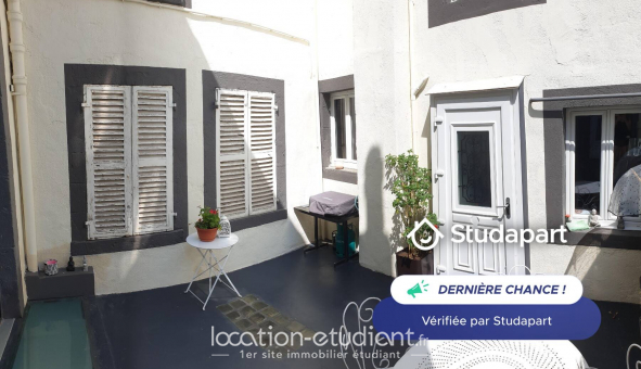 Logement �tudiant Studio &agrave; Clermont Ferrand (63000)