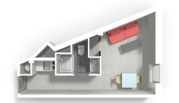 Logement �tudiant Studio &agrave; Clermont Ferrand (63000)