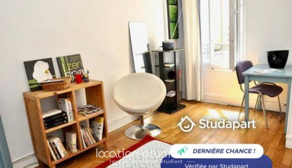 Logement étudiant Location Studio Meublé Clichy (92110)