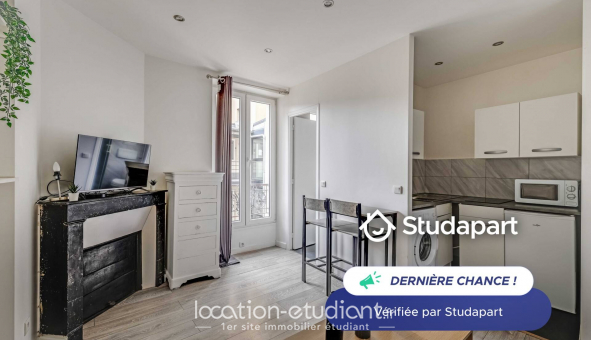 Logement �tudiant Studio &agrave; Clichy (92110)