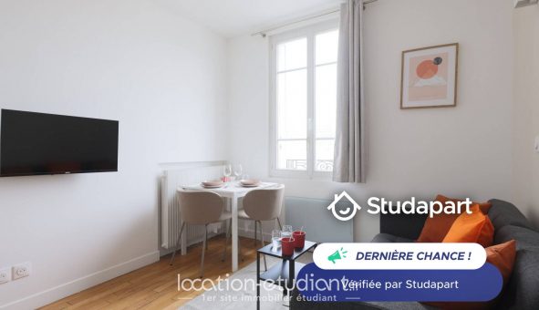 Logement �tudiant Studio &agrave; Clichy (92110)