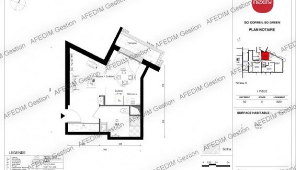 Logement étudiant Studio à Corbeil Essonnes (91100)