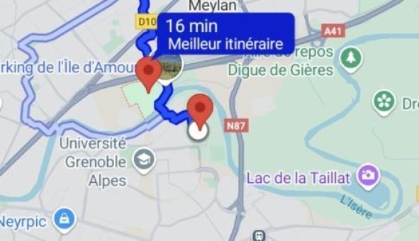 Logement tudiant Studio à Corenc (38700)