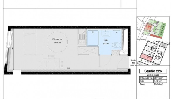 Logement �tudiant Studio &agrave; Dijon (21000)