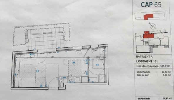 Logement tudiant Studio à Geispolsheim (67400)