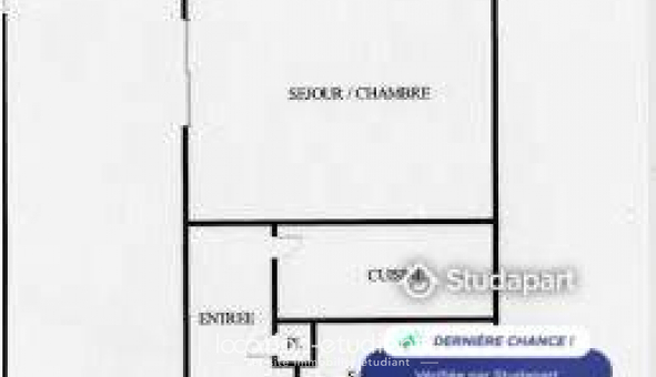 Logement tudiant Studio à Gradignan (33170)