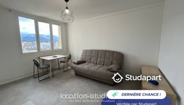 Logement tudiant Location Studio Meublé Grenoble (38000)