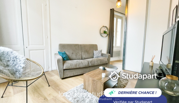Logement étudiant Location Studio Meublé Grenoble (38000)