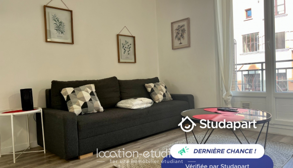 Logement �tudiant Studio &agrave; Grenoble (38000)