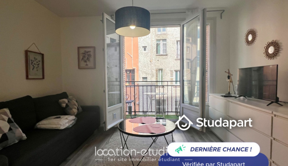 Logement �tudiant Studio &agrave; Grenoble (38000)