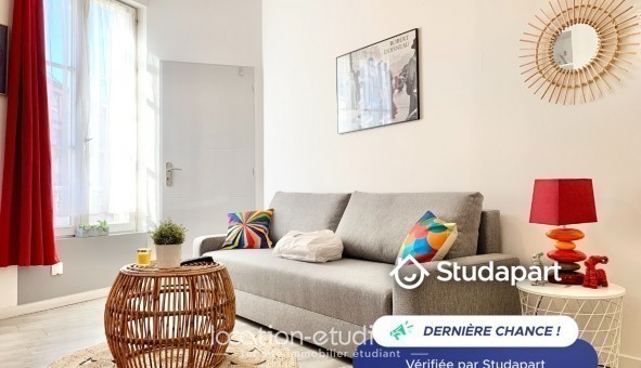 Logement �tudiant Studio &agrave; Grenoble (38000)