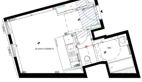 Logement �tudiant Studio &agrave; Issy les Moulineaux (92130)