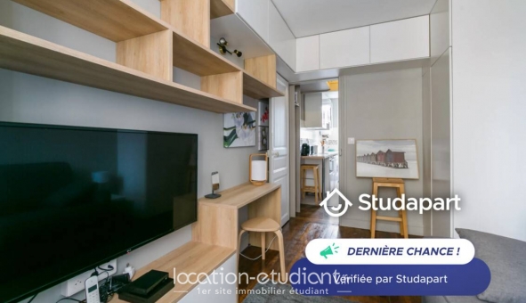 Logement étudiant Studio &agrave; Issy les Moulineaux (92130)