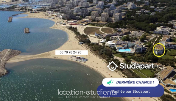 Logement tudiant Studio à La Grande Motte (34280)