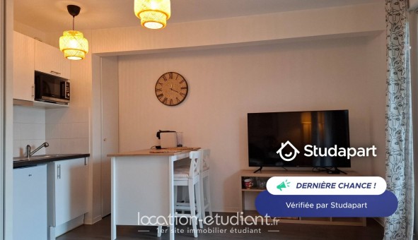 Logement �tudiant Location Studio Meubl&eacute; La Rochelle (17000)