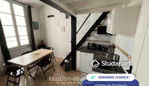 Logement �tudiant Location Studio Meubl&eacute; La Rochelle (17000)