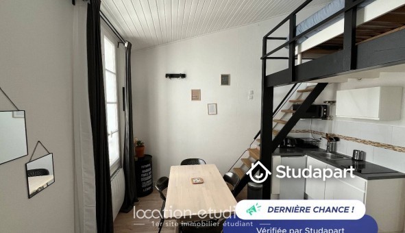 Logement �tudiant Studio &agrave; La Rochelle (17000)