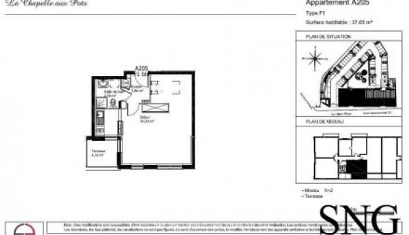 Logement tudiant Studio à Lachapelle aux Pots (60650)