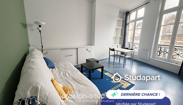 Logement tudiant Location Studio Meublé Laon (02000)