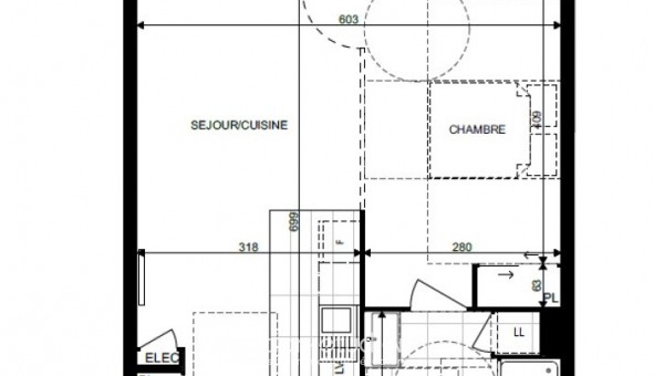 Logement tudiant Studio à Le Blanc Mesnil (93150)