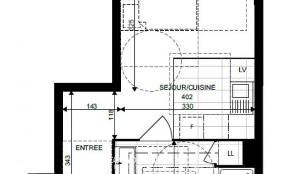 Logement tudiant Studio à Le Blanc Mesnil (93150)
