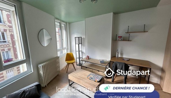Logement tudiant Studio à Le Havre (76620)