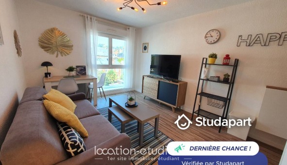 Logement tudiant Location Studio Meublé Le Havre (76620)